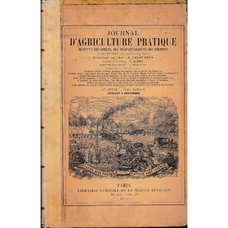 Journal d'agriculture pratique. 1888-52° année-tome II