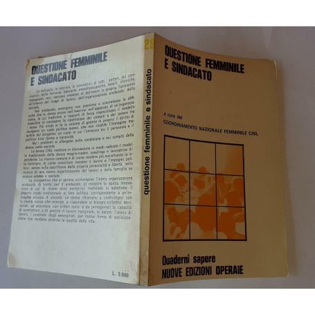 Questione femminile e sindacato