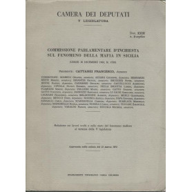 COMMISSIONE PARLAMENTARE D'INCHIESTA SUL FENOMENO DELLA MAFIA IN SICILIA.XXIII 2
