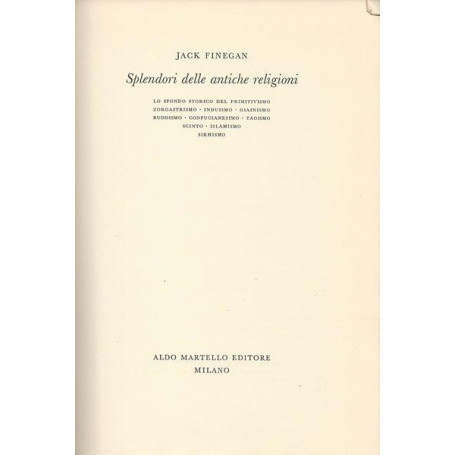 SPLENDORI DELLE ANTICHE RELIGIONI. VOLUMI 1-2