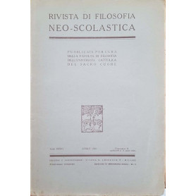 Rivista di filosofia neo-scolastica. Aprile 1944