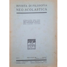 Rivista di filosofia neo-scolastica. Gennaio-marzo 1948