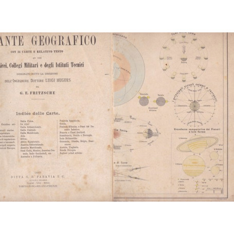 Nuovo Atlante Geografico con 34 carte e relativo testo