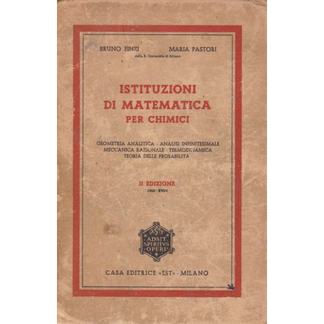 Istituzioni di matematica per chimici