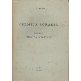 CHIMICA AGRARIA. VOLUME 1. CHIMICA VEGETALE