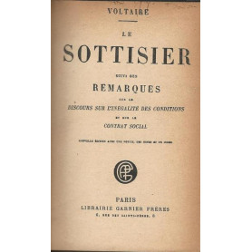 LE SOTTISIER SUIVI DES REMARQUES