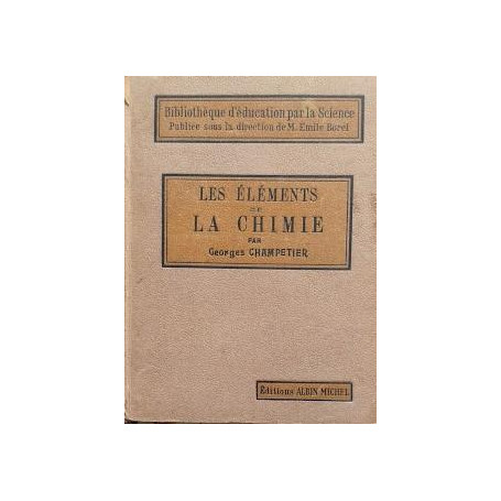 Les éléments de la chimie