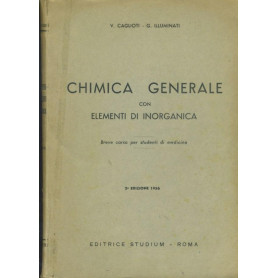 Chimica generale con elementi di inorganica