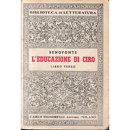 L'educazione di Ciro. Libro terzo