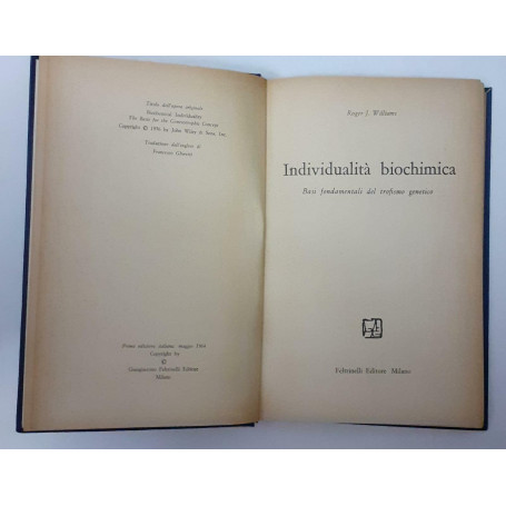 Individualita' biochimica