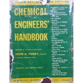 Chemical Engineers'Handbook prepared by of specialists