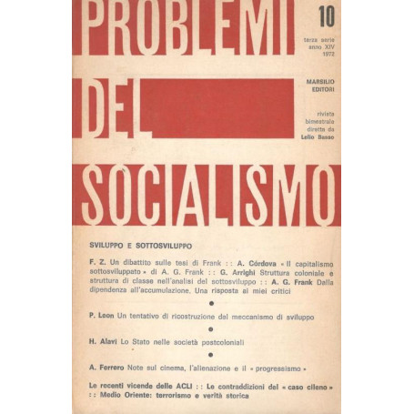 Problemi del socialismo 10 : Sviluppo e sottosviluppo