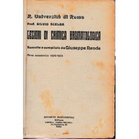 Lezioni di chimica bromatologica