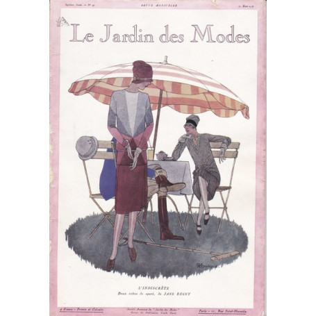 Le Jardin des Modes. Revue mensuelle. N. 92. Marzo 1927