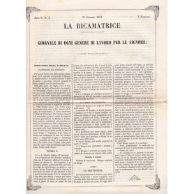 La ricamatrice. Giornale di ogni genere di lavoro (..). 31 Gennaio 1851.