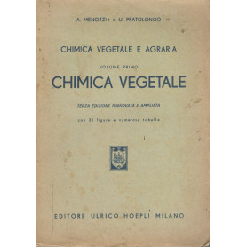 Chimica vegetale e agraria: volume primo Chimica vegetale