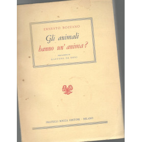 Gli animali hanno un'anima?