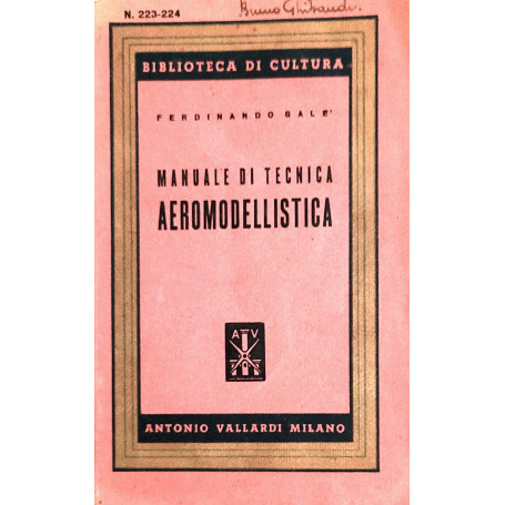 Manuale di tecnica aeromodellistica