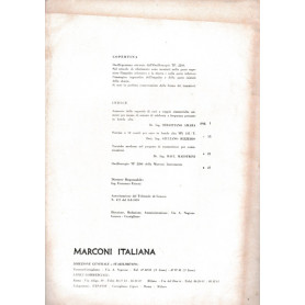 Rivista dei prodotti Marconi Italiana. Anno IV - N. 3-4 Dicembre 1962