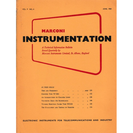 Marconi instruments. A Technical Information Bulletin. Vol. 9 - N. 6 - Giu. 1964