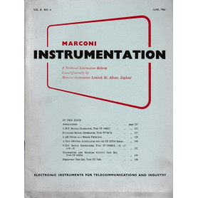 Marconi instruments. A Technical Information Bulletin. Vol. 8 - N. 6 - Giu. 1962