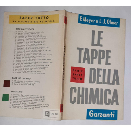 Le tappe della chimica