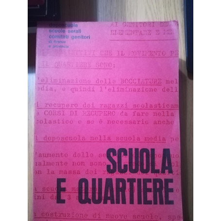 Scuola e quartiere