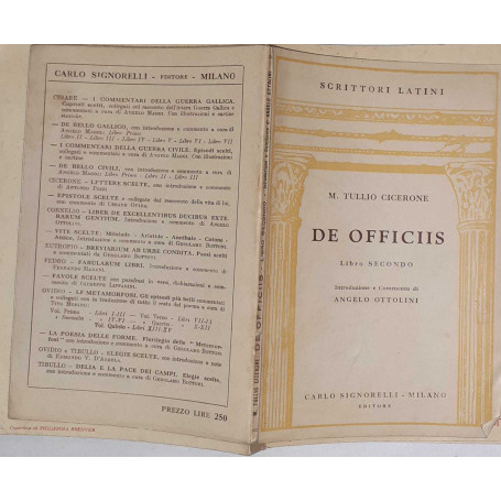 De Officiis. Libro secondo