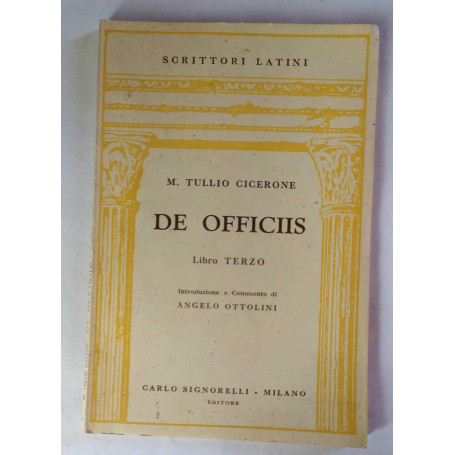 De Officiis. Libro primo