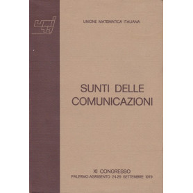 Sunti delle comunicazioni