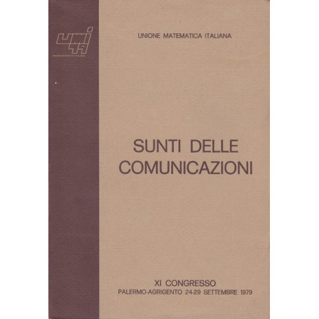Sunti delle comunicazioni