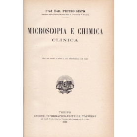 Microscopia e chimica clinica