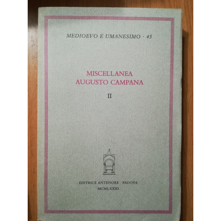 Miscellanea. Augusto Campana