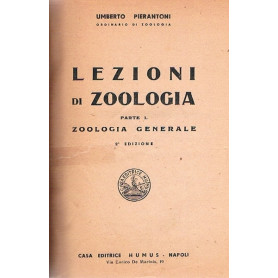 LEZIONI DI ZOOLOGIA. Parte I - Zoologia generale