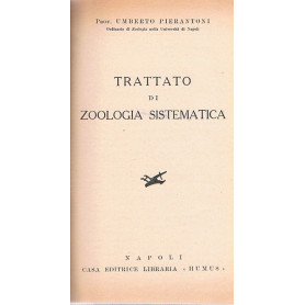 TRATTATO DI ZOOLOGIA SISTEMATICA