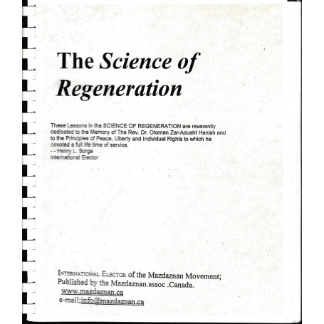The science of Regeneration