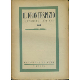 Il frontespizio. Novembre 1937