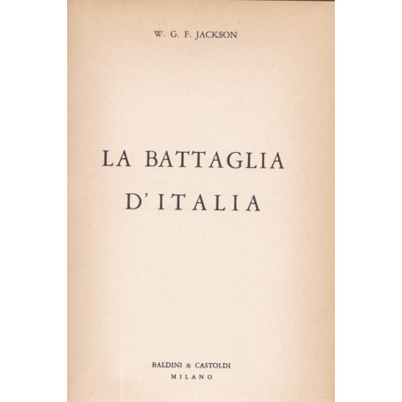 La battaglia d'Italia