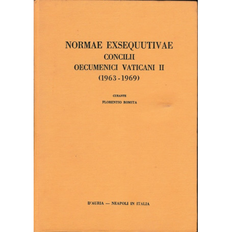 Normae exsequutivae Concilii Oecuminici Vaticani II (1963 - 1969)