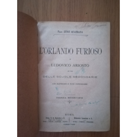 L'Orlando Furioso di Ludovico Ariosto
