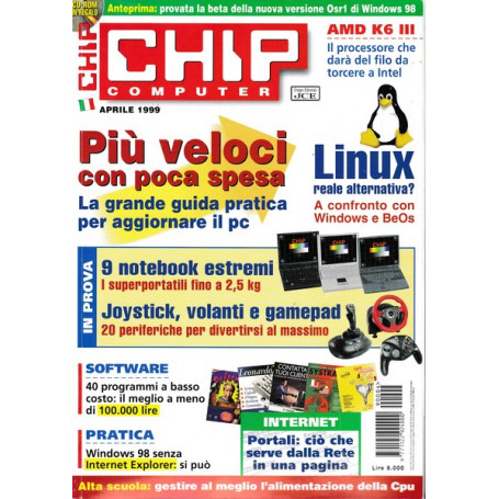 CHIP COMPUTER. Rivista Aprile 1999