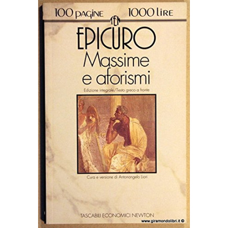 Massime e aforismi. Testo greco a fronte