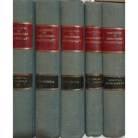 Handbuch der Geographischen  wissenschaft (5 volumi)