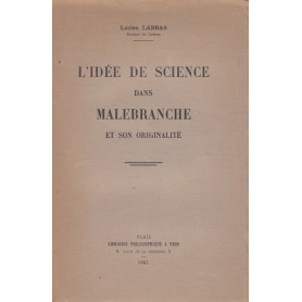 L'idée de science dans Malebranche et son originalité