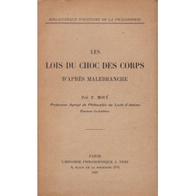 Les lois du choc des corps d'aprés Malebranche