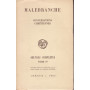 Malebranche. Oeuvres complètes. IV. Conversationes chrétiennes.