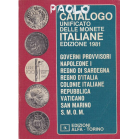 Catalogo unificato delle monete italiane. Edizione 1981.