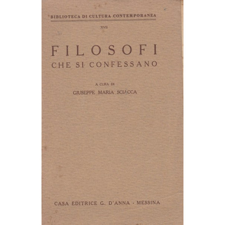 Filosofi che si confessano