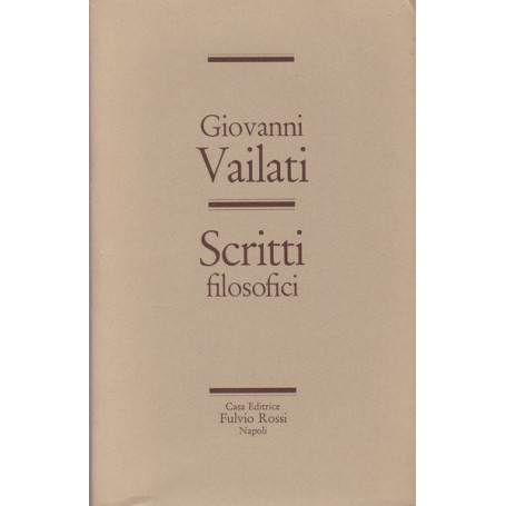 Scritti filosofici