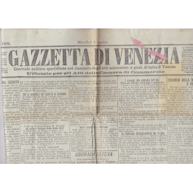 Gazzetta di Venezia. 2 Agosto 1899.